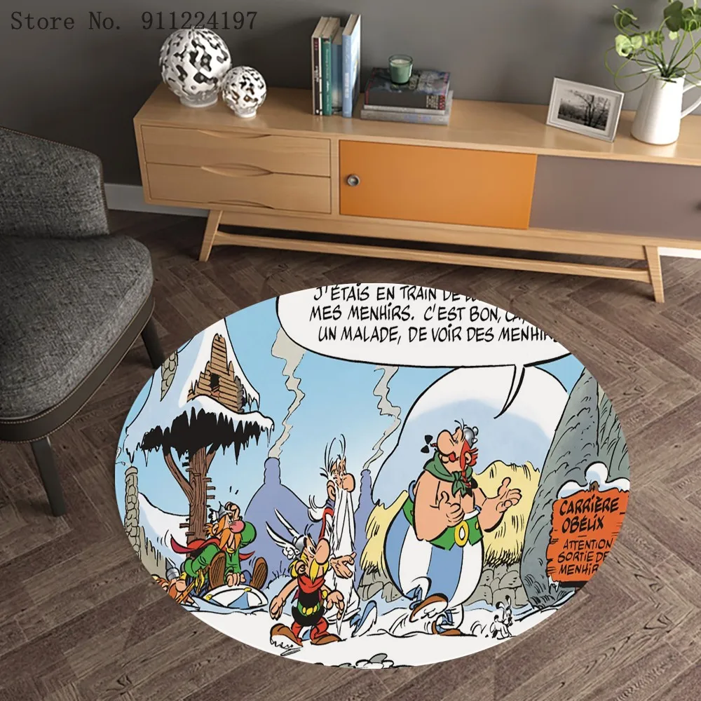 Round Anti-Slip Kitchen Carpet French Comics Astérix le Gaulois Entrance Doormat Floor Mats Carpets For Living Room Bathroom Rug
Round Anti-Slip Kitchen Carpet French Comics Astérix le Gaulois Entrance Doormat Floor Mats Carpets For Living Room Bathroom Rug