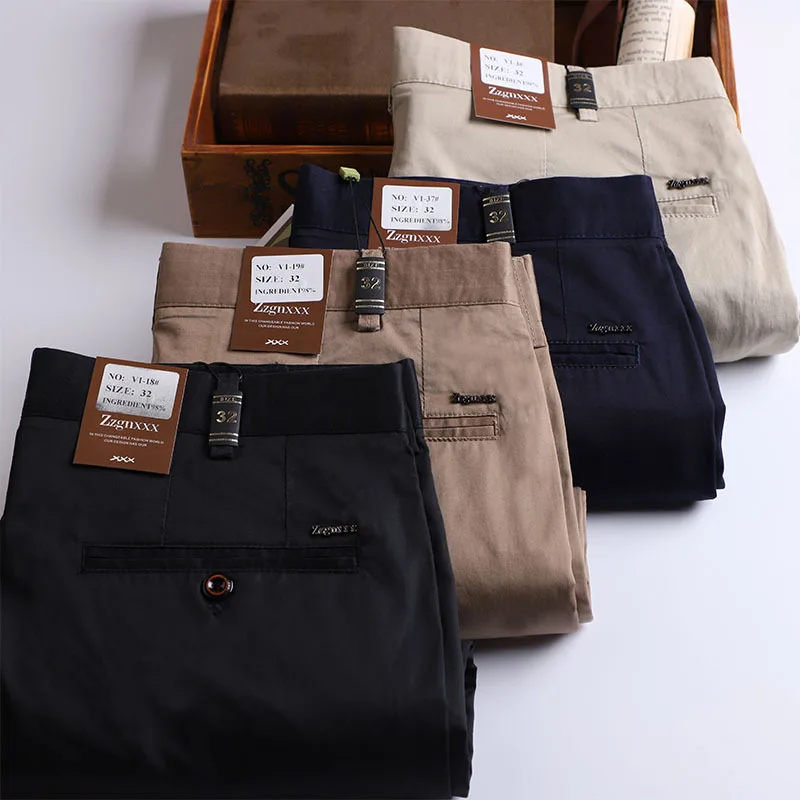 Thin Summer Casual Pants Ice Silk Straight Regular Fti Business Suit Pants Men Clothing 2021 Stretch Black Brown Trousers Male
Thin Summer Casual Pants Ice Silk Straight Regular Fti Business Suit Pants Men Clothing 2021 Stretch Black Brown Trousers Male