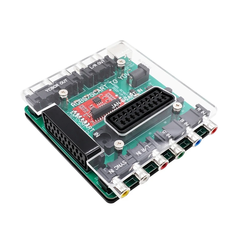 SCART RGBS to YUV YCBCR Video Converter for DC Drive SFC PS2 Console Retro Games J0PB
SCART RGBS to YUV YCBCR Video Converter for DC Drive SFC PS2 Console Retro Games J0PB