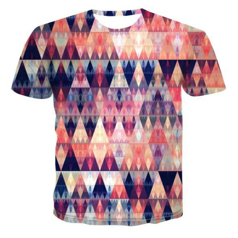 Summer new style men's and women's short-sleeved T-shirt fashion round neck 3D printing personalized casual style
Summer new style men's and women's short-sleeved T-shirt fashion round neck 3D printing personalized casual style