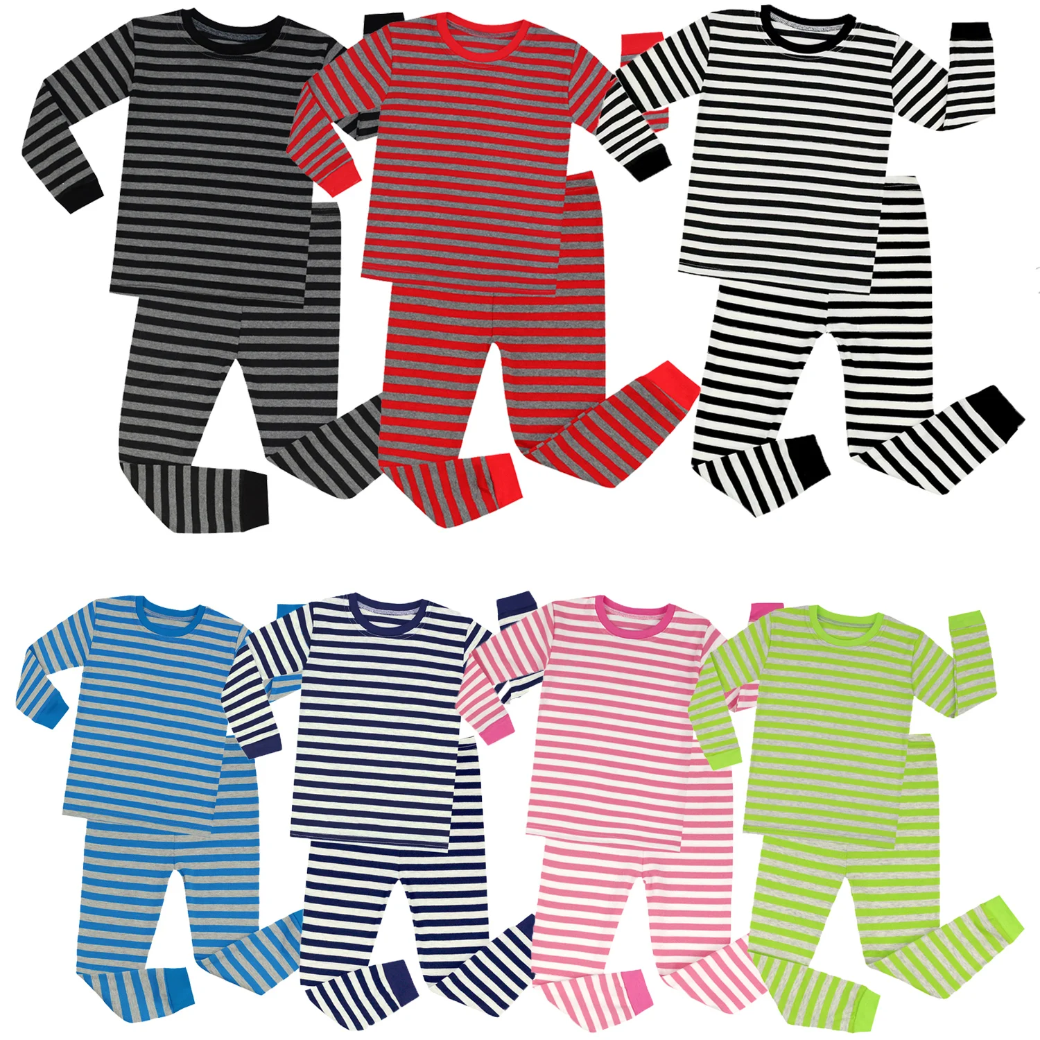 Spring Autumn 2pcs Pajamas Toddler Kids Long Sleeve Red Green Stripe Set Baby Boys Girls Outfits Christmas Pajamas Sleepwear Set
Spring Autumn 2pcs Pajamas Toddler Kids Long Sleeve Red Green Stripe Set Baby Boys Girls Outfits Christmas Pajamas Sleepwear Set