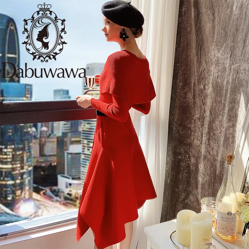Dabuwawa Sweet Mermaid Dress Women Autumn Winter Long Sleeve O-Neck Solid Elegant Fit and Flare Knit Dress Ladies DT1DDR002
Dabuwawa Sweet Mermaid Dress Women Autumn Winter Long Sleeve O-Neck Solid Elegant Fit and Flare Knit Dress Ladies DT1DDR002