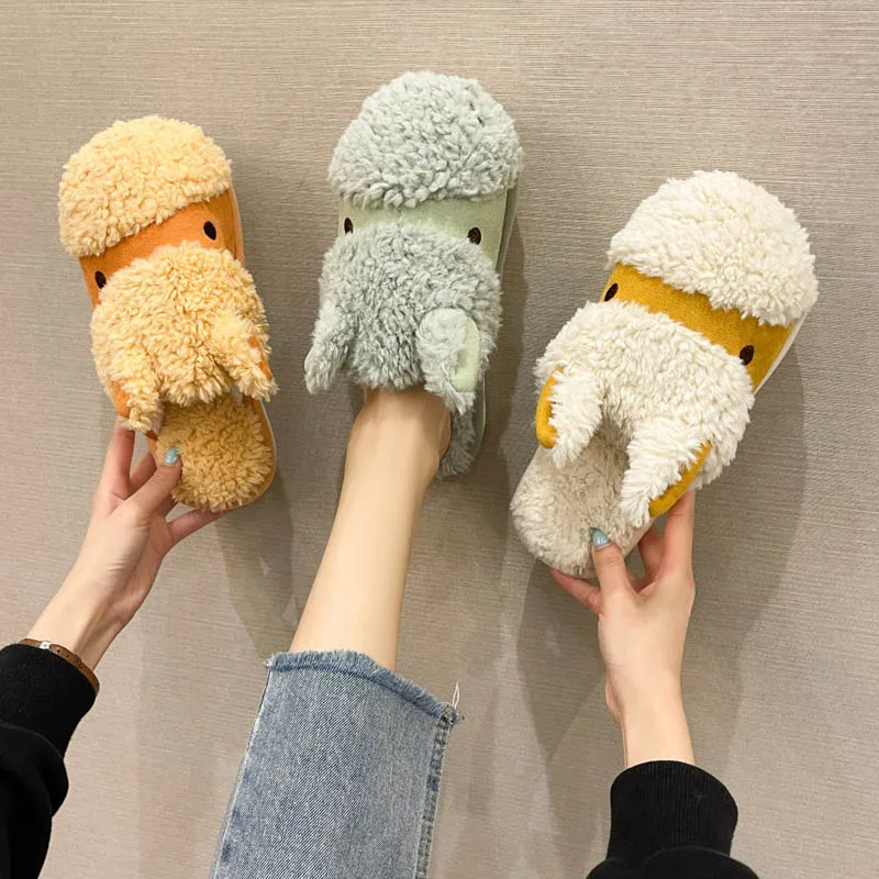 Large Size Cartoon Animal Cotton Slippers Winter Cute Donkey Women's Home Sandals Female Indoor Warm Furry Slides
Large Size Cartoon Animal Cotton Slippers Winter Cute Donkey Women's Home Sandals Female Indoor Warm Furry Slides