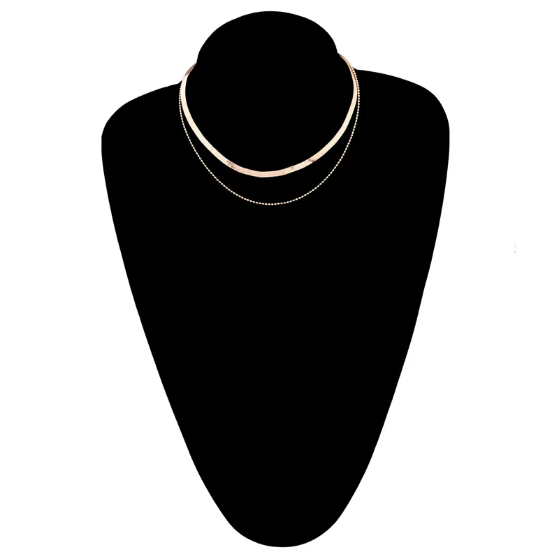 Temperament Metal Twist Piece Multilayer Simple Necklace Fashion Hip-hop Personality Jewelry
Temperament Metal Twist Piece Multilayer Simple Necklace Fashion Hip-hop Personality Jewelry