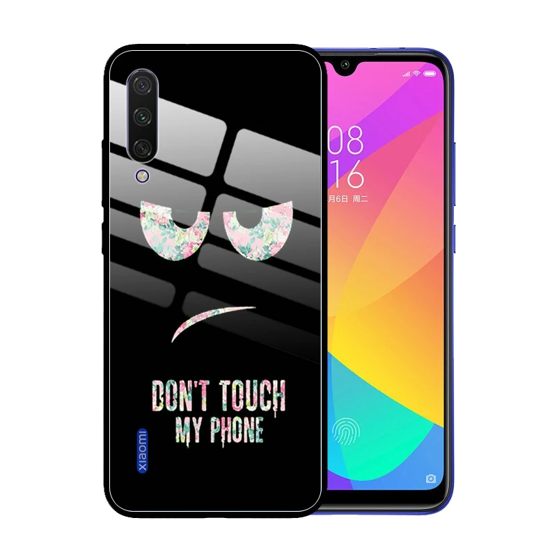 Роскошные телефонные чехлы из закаленного стекла с надписью Don't Touch My Phone для Xiaomi