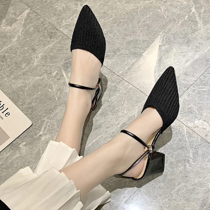 Baotou Women's Slippers Mature Simple Fashion All-match Belt with Elegant Sexy Sweet Outdoor Women's Slippers 2021
Baotou Women's Slippers Mature Simple Fashion All-match Belt with Elegant Sexy Sweet Outdoor Women's Slippers 2021