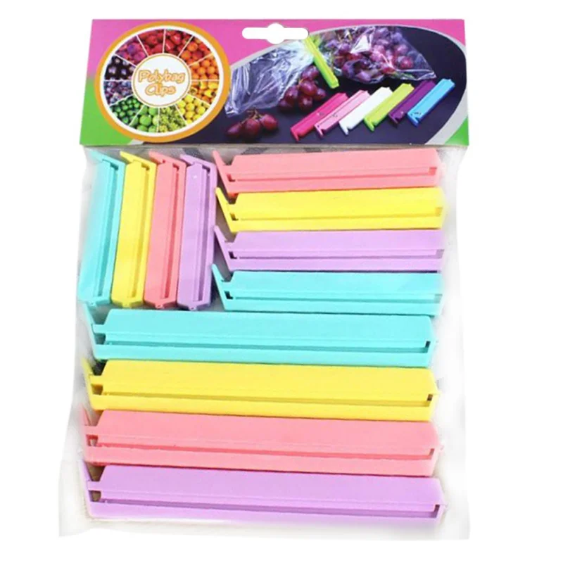 5/12Pcs/lot Portable Plastic Kitchen Storage Food Snack Seal Sealing Bag Clips Sealer Clamp Tool 3 Size*
5/12Pcs/lot Portable Plastic Kitchen Storage Food Snack Seal Sealing Bag Clips Sealer Clamp Tool 3 Size*