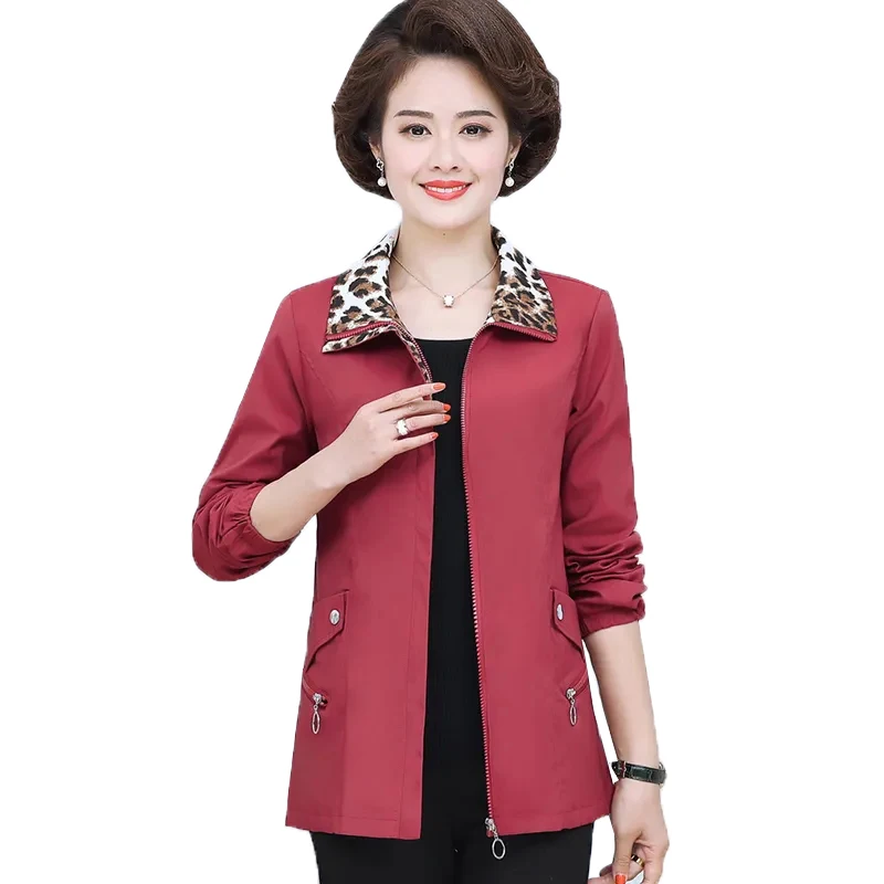 New Spring Autumn Women Windbreaker Middle-Aged Elderly Jacket Lady Mother Clothes Outerwear Female Casual Jacket Plus Size
New Spring Autumn Women Windbreaker Middle-Aged Elderly Jacket Lady Mother Clothes Outerwear Female Casual Jacket Plus Size
