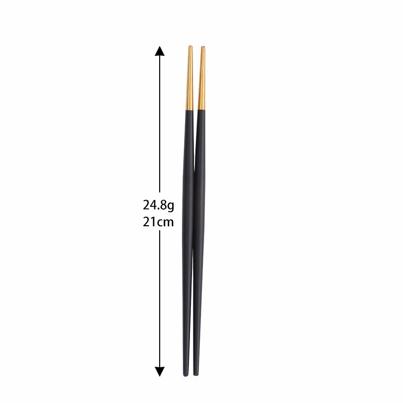 1 Pair Glossy Gold Chinese Chopsticks Japanese Korean Style Sushi Sticks Noodles Rolls Food Tableware Reusable Metal Chopsticks
1 Pair Glossy Gold Chinese Chopsticks Japanese Korean Style Sushi Sticks Noodles Rolls Food Tableware Reusable Metal Chopsticks
