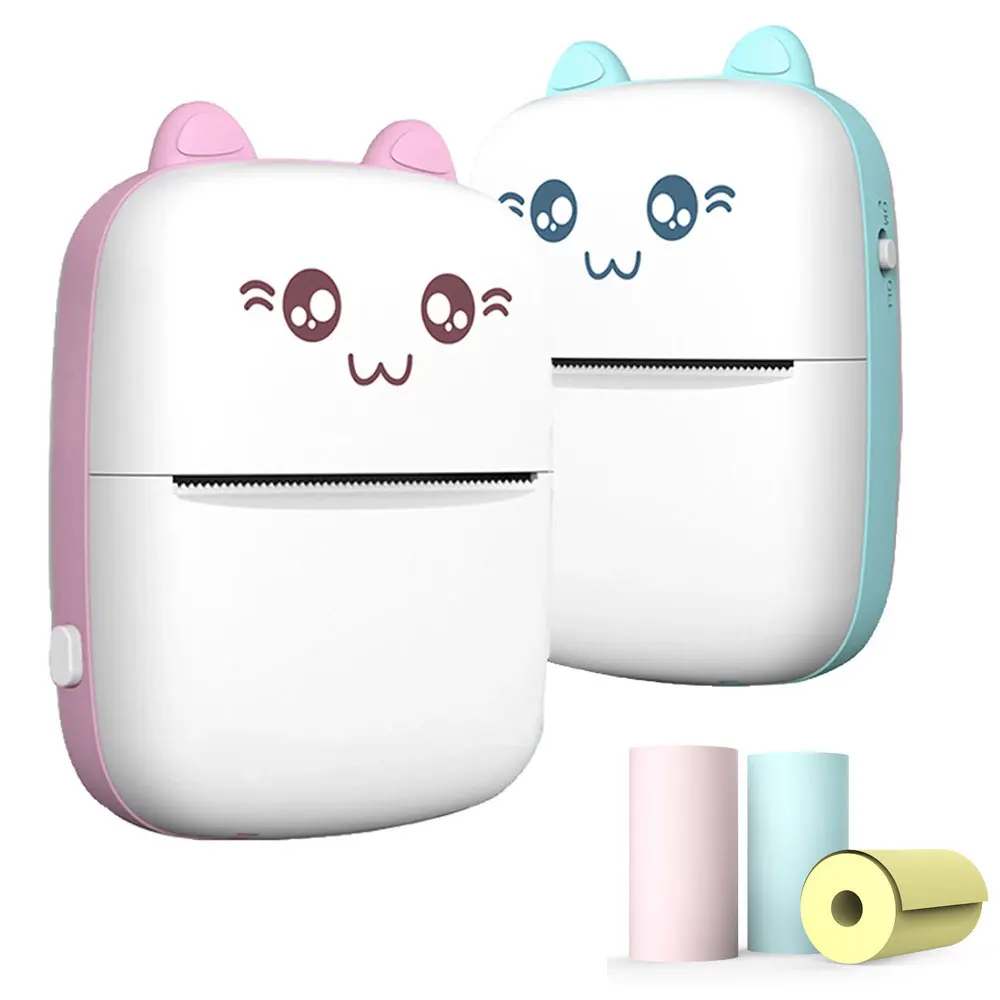 Миниатюрный термальный принтер с беспроводным подключением, Bluetooth, фотоэтикетки, записей, неправильный вопрос, печать с USB-кабелем, Портатив... 
Миниатюрный термальный принтер с беспроводным подключением, Bluetooth, фотоэтикетки, записей, неправильный вопрос, печать с USB-кабелем, Портатив...