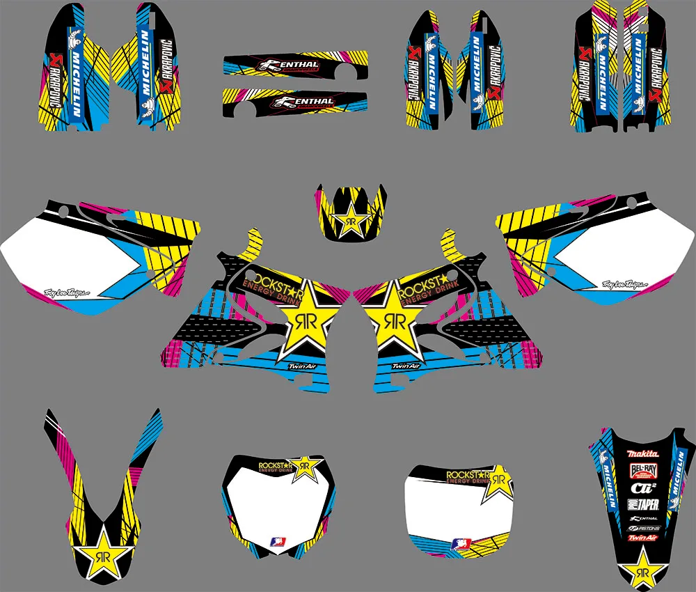 For Yamaha YZ125 YZ250 2002-2014 Graphic Decal And Stickers Kit Waterproof Motocross Decal YZ 125 250 2002 2003 2004 2005 2006
For Yamaha YZ125 YZ250 2002-2014 Graphic Decal And Stickers Kit Waterproof Motocross Decal YZ 125 250 2002 2003 2004 2005 2006