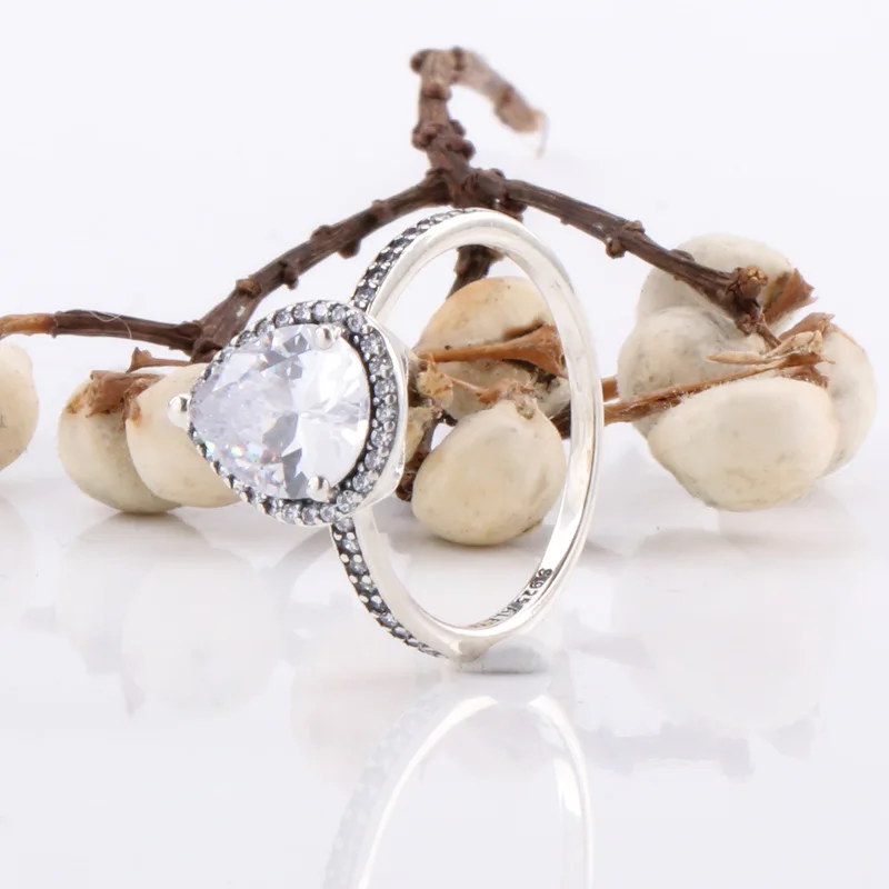 Authentic S925 Sterling Silver Valentine's Day Teardrop Ring With Crystal Original Jewelry
Authentic S925 Sterling Silver Valentine's Day Teardrop Ring With Crystal Original Jewelry