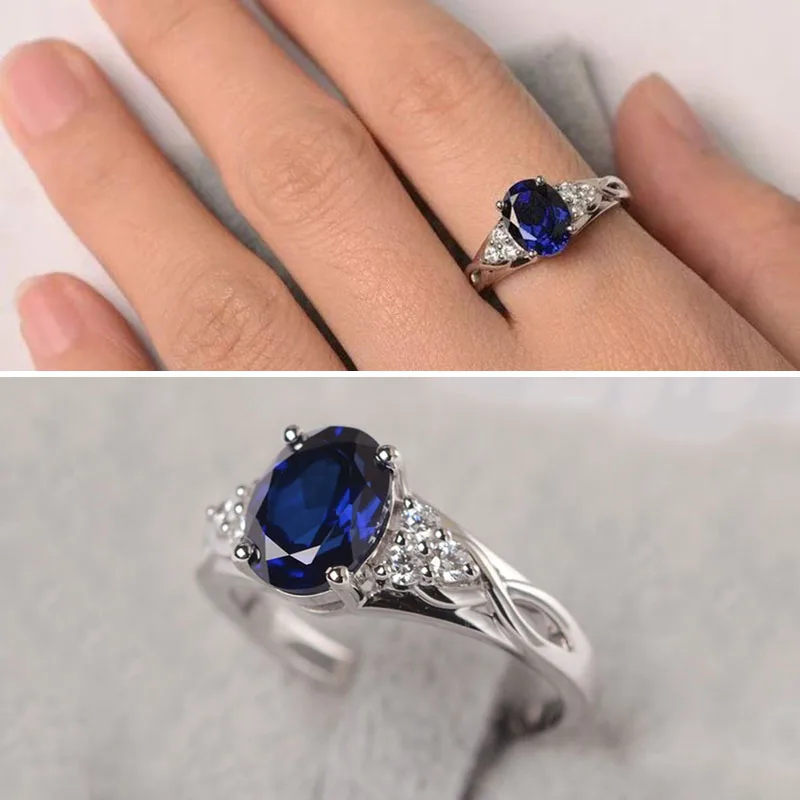 Mifeiya Classic Geometric Blue Oval Crystal Rhinestone Ladies Ring with Dainty AAA CZ for Women Party Wedding Engagement Jewelry
Mifeiya Classic Geometric Blue Oval Crystal Rhinestone Ladies Ring with Dainty AAA CZ for Women Party Wedding Engagement Jewelry