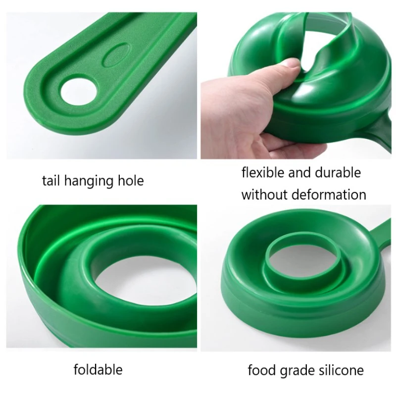 Silicone Collapsible Folding Liquid Funnel Filter Wide Mouth Funnel for Canned Kitchen Tools Foldable Wide Mouth Funnel
Silicone Collapsible Folding Liquid Funnel Filter Wide Mouth Funnel for Canned Kitchen Tools Foldable Wide Mouth Funnel