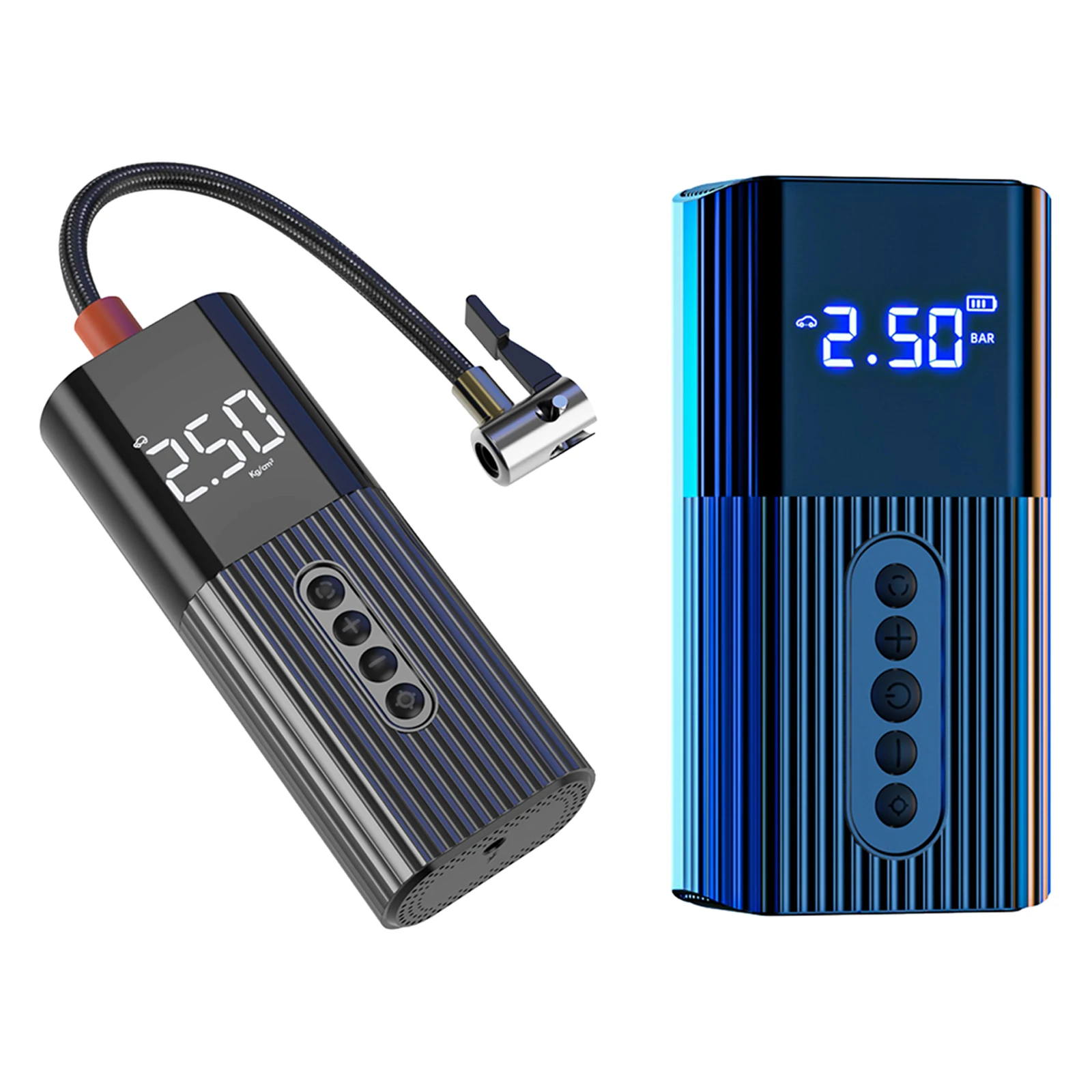 Car Tyre Inflator LCD Digital Car Tyre Inflator Portable Air Compressor Pump for Car Bicycle Motorcycle Balls with LED Light 
Car Tyre Inflator LCD Digital Car Tyre Inflator Portable Air Compressor Pump for Car Bicycle Motorcycle Balls with LED Light