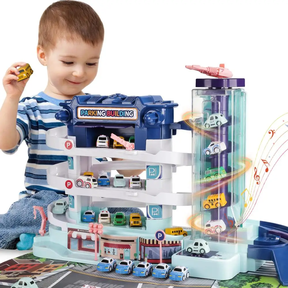 Games for Kids Electric Track Car Parking Toy Building w/ 4 Miniature Diecast Toy Cars ,Educational Toys for Children Boys
Games for Kids Electric Track Car Parking Toy Building w/ 4 Miniature Diecast Toy Cars ,Educational Toys for Children Boys