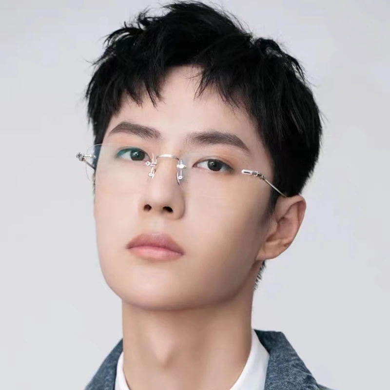 Rimless Anti Blue Light Blocking Computer Glasses Women Men Clear Lens Eyeglasses Decorative Glasses Frameless Optical Eyewear
Rimless Anti Blue Light Blocking Computer Glasses Women Men Clear Lens Eyeglasses Decorative Glasses Frameless Optical Eyewear
