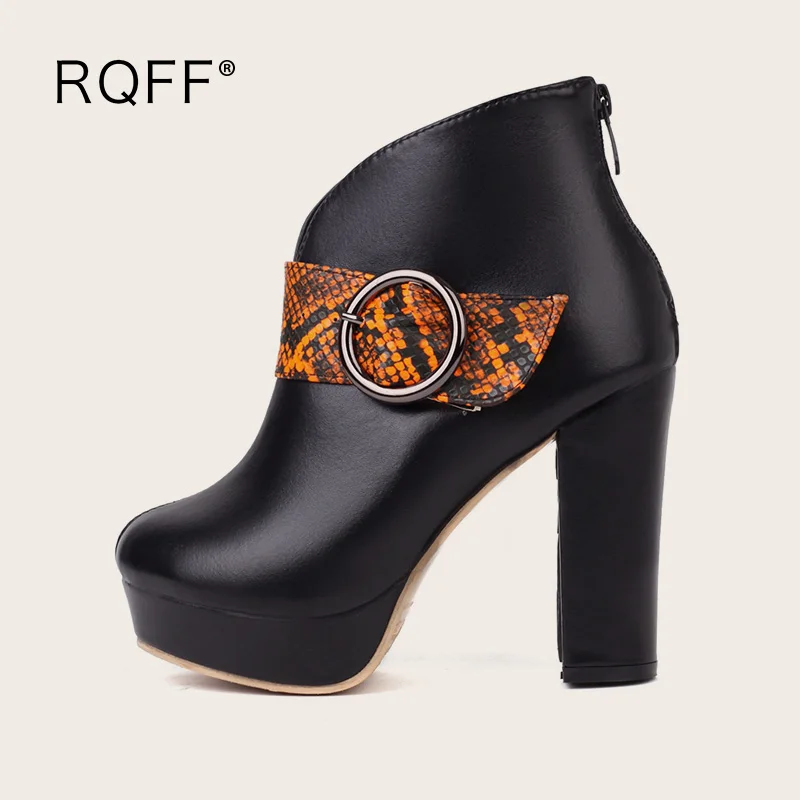Platform Short Ankle Boots Woman 2021 Autumn Fashion Round Toe Super Thick Heels Mixed Colors Zipper Footwear Plus Size 48 RQFF
Platform Short Ankle Boots Woman 2021 Autumn Fashion Round Toe Super Thick Heels Mixed Colors Zipper Footwear Plus Size 48 RQFF