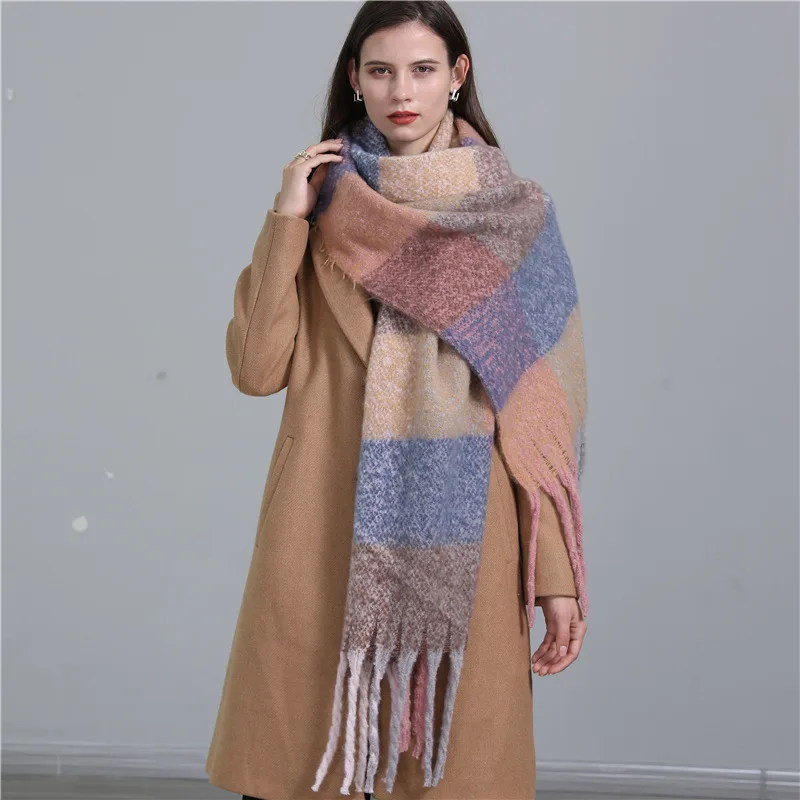 JTVOVO 2021 New 220x50 Women's Luxury Scarf With Extra Large Imitation Cashmere Plaid Thick Beard Fringed Winter Warm Shawl Bib
JTVOVO 2021 New 220x50 Women's Luxury Scarf With Extra Large Imitation Cashmere Plaid Thick Beard Fringed Winter Warm Shawl Bib