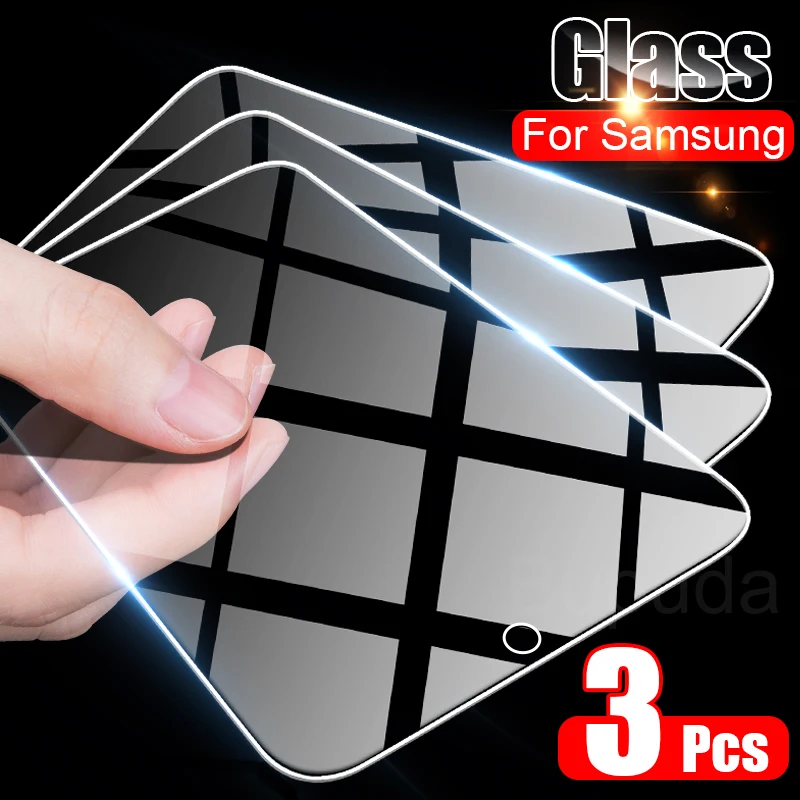 3Pcs Tempered Glass For Samsung Galaxy A50 A51 A52 A70 A71 A72 A20E A31 Screen Protector A10 A20 A40 A30S M31 | Мобильные телефоны