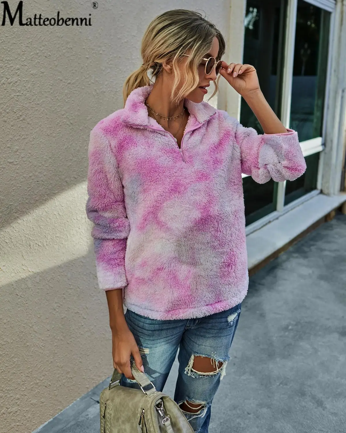 New Women Tie Dye Print Hoodies Plush Long Sleeve Female Winter Warm Plush Pullover Hoodies Plush Pullovers Top Casual Hoodies
New Women Tie Dye Print Hoodies Plush Long Sleeve Female Winter Warm Plush Pullover Hoodies Plush Pullovers Top Casual Hoodies