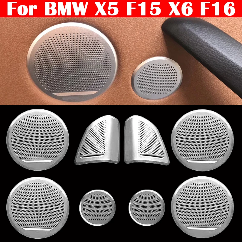 Advanced Silvery Panel For BMW X5 F15 X6 F16 BO Tweeter Midrange Treble Speaker Cover With Logo Doors Decorative Horn Mounts
Advanced Silvery Panel For BMW X5 F15 X6 F16 BO Tweeter Midrange Treble Speaker Cover With Logo Doors Decorative Horn Mounts