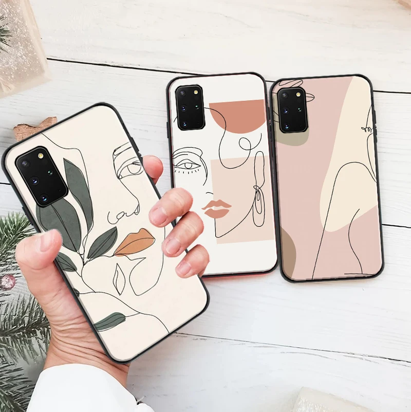 Funny Abstract Geometric Art Line Phone Case For Samsung Galaxy S8 S9 S10 S10 Lite S20 S20 FE Lite Ultra TPU Black Shell Cover
Funny Abstract Geometric Art Line Phone Case For Samsung Galaxy S8 S9 S10 S10 Lite S20 S20 FE Lite Ultra TPU Black Shell Cover