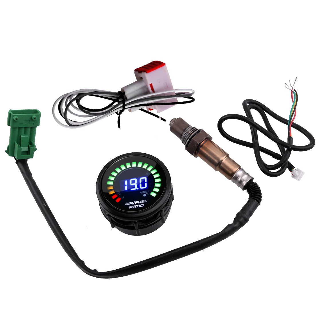 12V 0258006028 Universal 52mm Car Air Fuel Ratio Gauge Blue LED Digital Display W/ Narrowband O2 Oxygen Sensor
12V 0258006028 Universal 52mm Car Air Fuel Ratio Gauge Blue LED Digital Display W/ Narrowband O2 Oxygen Sensor