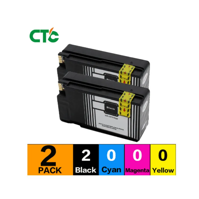 2 черные 950 XL 950XL чернильные картриджи Compitalbe Officejet Pro 8100 8600 251dw 276dw струйный принтер |