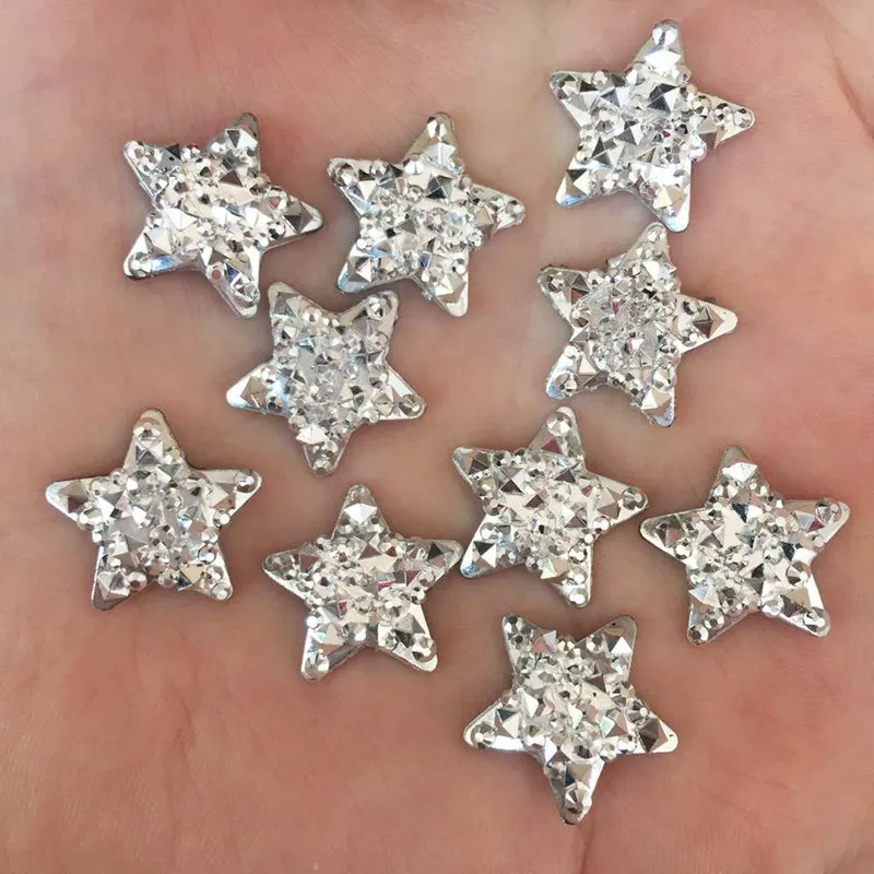 50pcs 16mm Resin Silver Star Flatback Rhinestone Applique DIY Wedding Scrapbook Ornament Crafts SF216
50pcs 16mm Resin Silver Star Flatback Rhinestone Applique DIY Wedding Scrapbook Ornament Crafts SF216