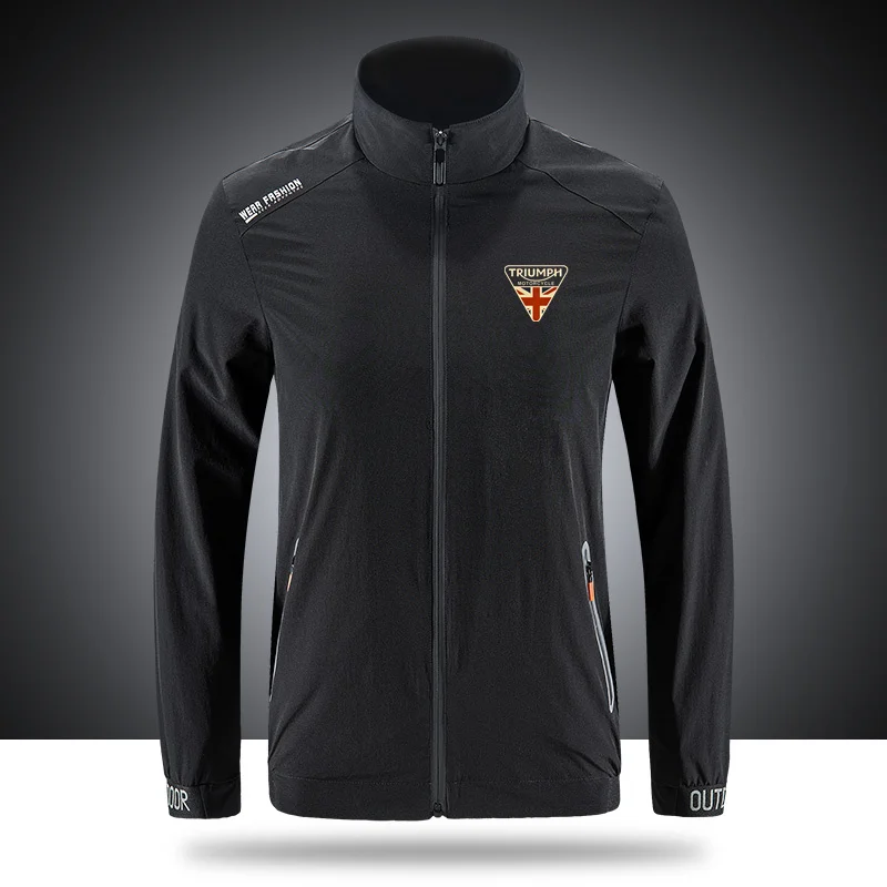 Triumphs jackets Breathable Brand Jackets Men's Outdoor Zippered Light Soft Fashion Casual Front Printing sportswear jackets N31
Triumphs jackets Breathable Brand Jackets Men's Outdoor Zippered Light Soft Fashion Casual Front Printing sportswear jackets N31