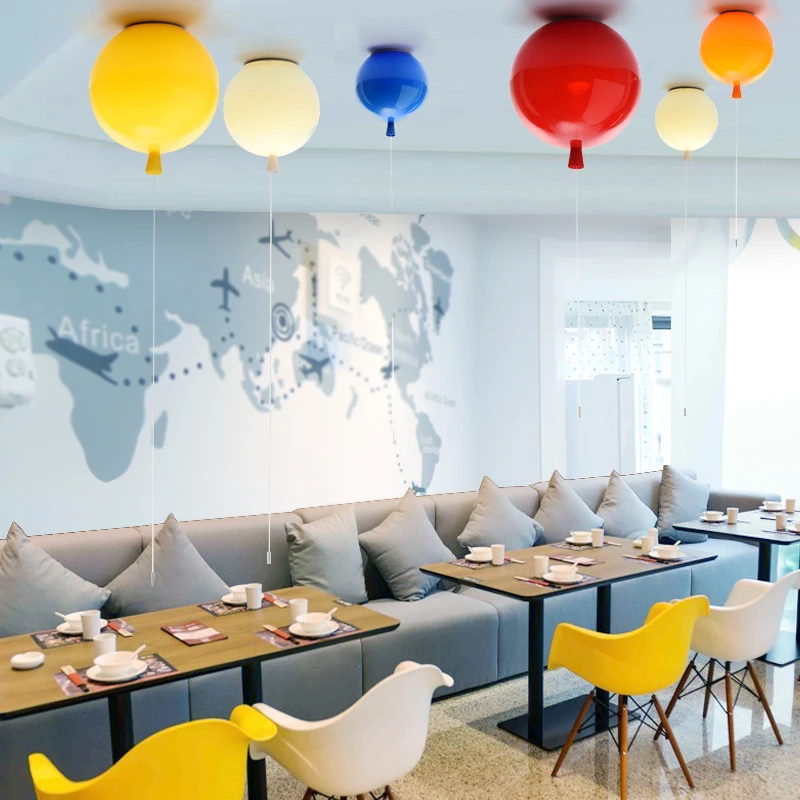 Modern Colorful Balloon Chandelier Lighting Funny Chandeliers Room Decoration for Children's BedRoom Hanging Light Not Dazzling
Modern Colorful Balloon Chandelier Lighting Funny Chandeliers Room Decoration for Children's BedRoom Hanging Light Not Dazzling