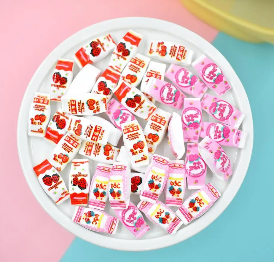 Miniature Juice bag beverage bottle Resin Cabochon Kawaii Simulation Food Play DIY Dollhouse Decoration Toys Micro Crafts
Miniature Juice bag beverage bottle Resin Cabochon Kawaii Simulation Food Play DIY Dollhouse Decoration Toys Micro Crafts
