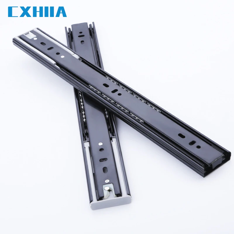 Wholesale Cold Rolled Steel Buffer Rebound Slide Rail, Home Cabinet Track Hydraulic Guide Rail, Drawer Three Section Slide Rail
Wholesale Cold Rolled Steel Buffer Rebound Slide Rail, Home Cabinet Track Hydraulic Guide Rail, Drawer Three Section Slide Rail