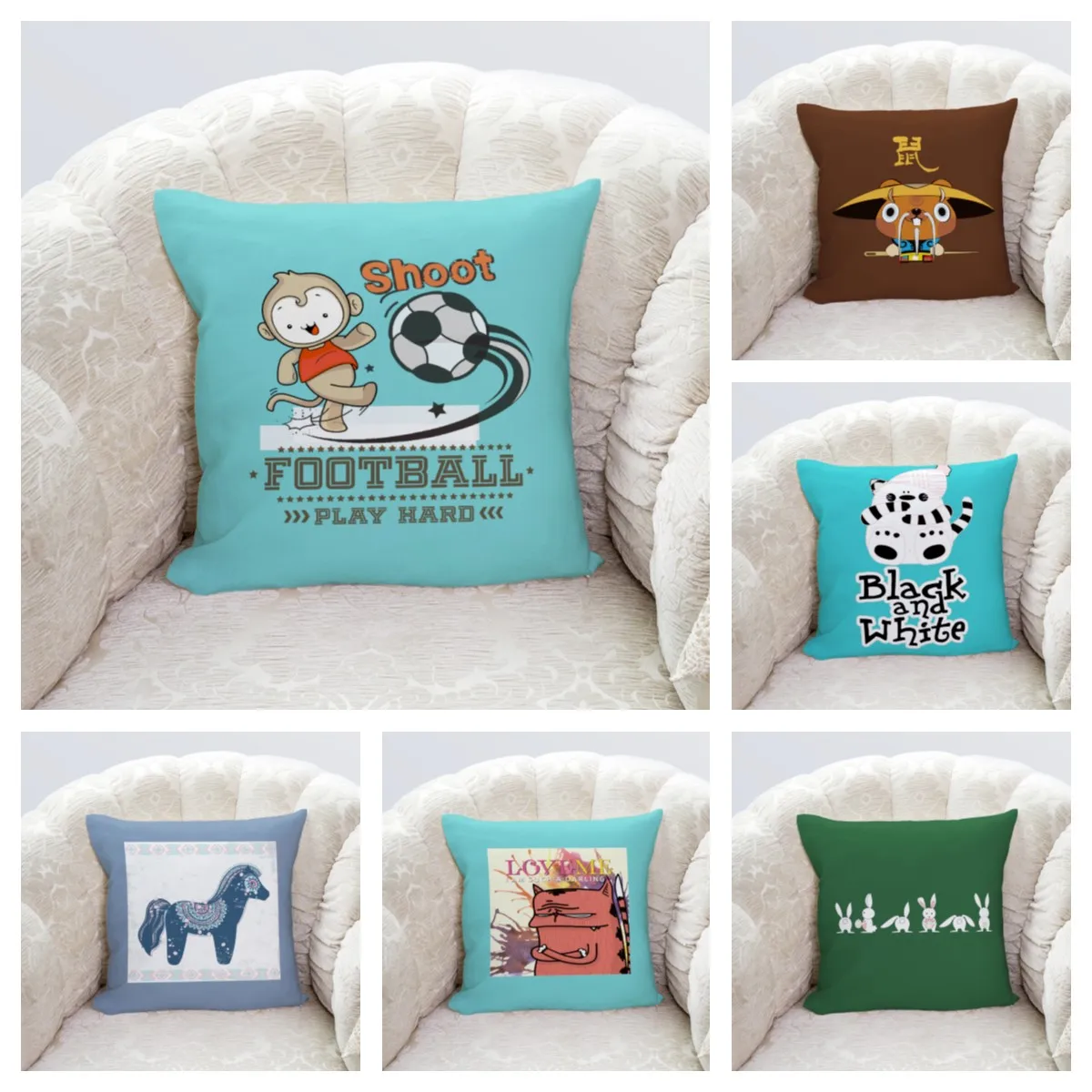 Cartoon Cushion Living Room Sofa Cushion Bedside Cushion Car Cushion More Sizes Pillow Cover Pillow Can Be Customized
Cartoon Cushion Living Room Sofa Cushion Bedside Cushion Car Cushion More Sizes Pillow Cover Pillow Can Be Customized