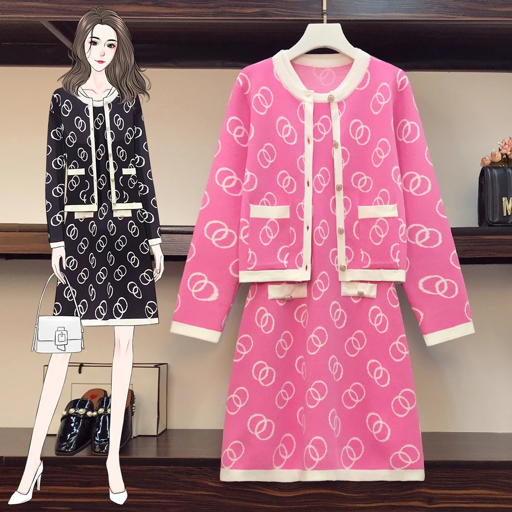 Women Cute Sweater Set Dress+Coat Top Designer Clothes 2 Pic Knitted Fashion Office Ladies Work Wear Slim Casual Girl Set Outfit
Women Cute Sweater Set Dress+Coat Top Designer Clothes 2 Pic Knitted Fashion Office Ladies Work Wear Slim Casual Girl Set Outfit