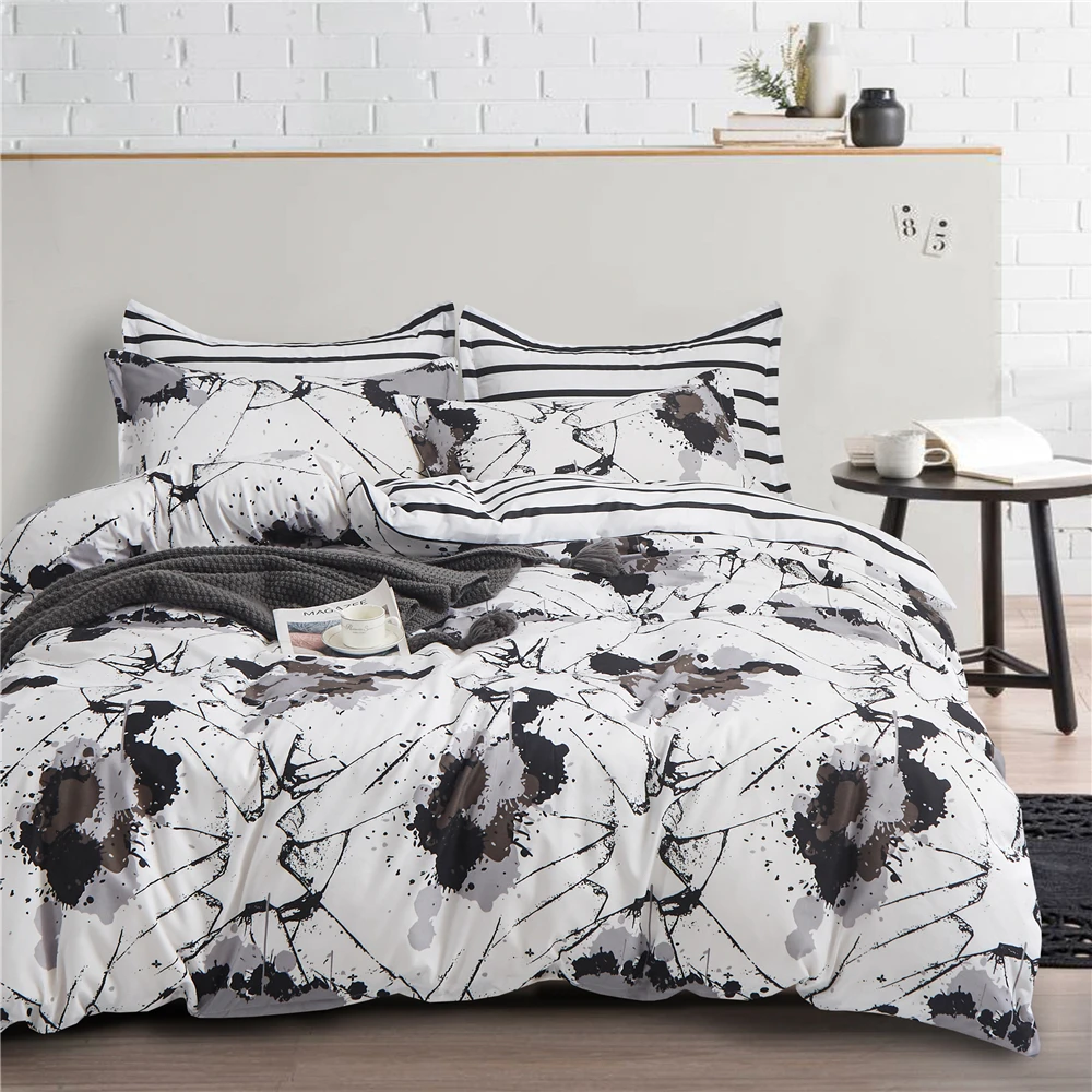 ZEIMON Home Textiles Oil Painting Marble Duvet Cover Pillowcase Boy Girls Double-side Print Bedding Sets Single Twin Quilt Cover
ZEIMON Home Textiles Oil Painting Marble Duvet Cover Pillowcase Boy Girls Double-side Print Bedding Sets Single Twin Quilt Cover