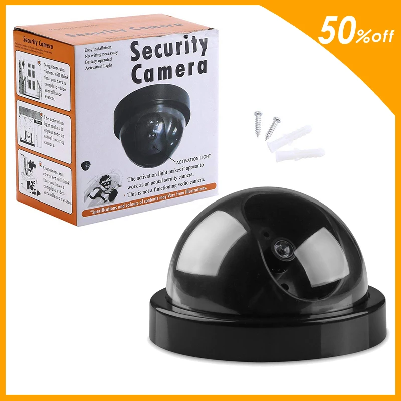 NEW Dummy Camera Fake Dome Camera CCTV Security Camera Indoor With Flashing Red LED Light Fake Camera CCTV Surveillance
NEW Dummy Camera Fake Dome Camera CCTV Security Camera Indoor With Flashing Red LED Light Fake Camera CCTV Surveillance