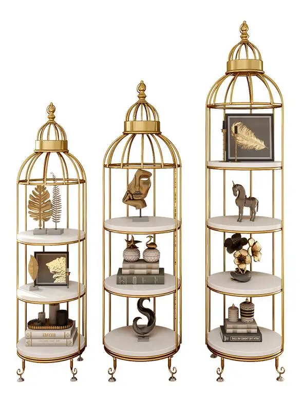 Nordic birdcage flower rack living room shelf corner floor multi-layer storage rack cosmetic shop window display rack
Nordic birdcage flower rack living room shelf corner floor multi-layer storage rack cosmetic shop window display rack