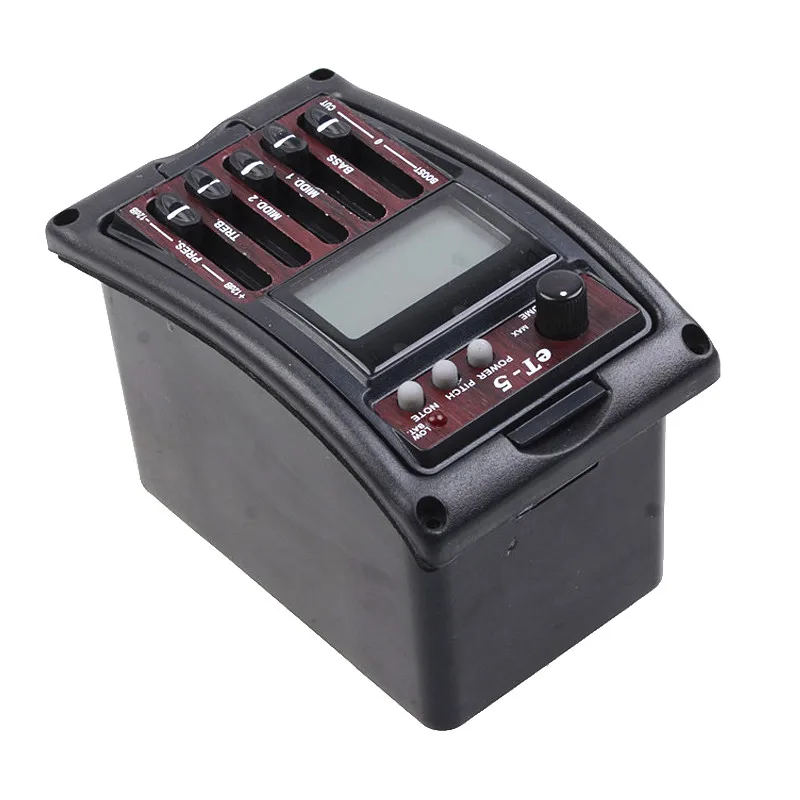5 Bands ET-5 Acoustic Guitar Preamp EQ Tuner Piezo Brand New ET-5 Pickup Equalizer ET5 Acoustic Guitar Preamp
5 Bands ET-5 Acoustic Guitar Preamp EQ Tuner Piezo Brand New ET-5 Pickup Equalizer ET5 Acoustic Guitar Preamp