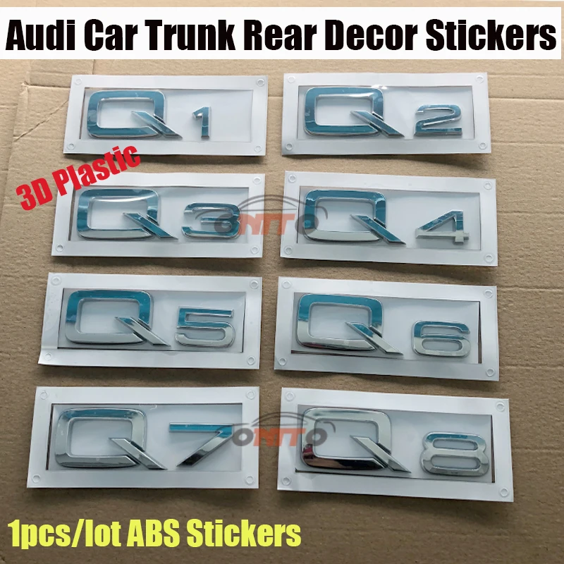 For Q1 Q2 Q3 Q4 Q5 Q6 Q7 Q8 1set Car Emblem Car-Styling accessories 3D ABS 1Set Auto Rear Boot Badge Number letter Car stickers
For Q1 Q2 Q3 Q4 Q5 Q6 Q7 Q8 1set Car Emblem Car-Styling accessories 3D ABS 1Set Auto Rear Boot Badge Number letter Car stickers