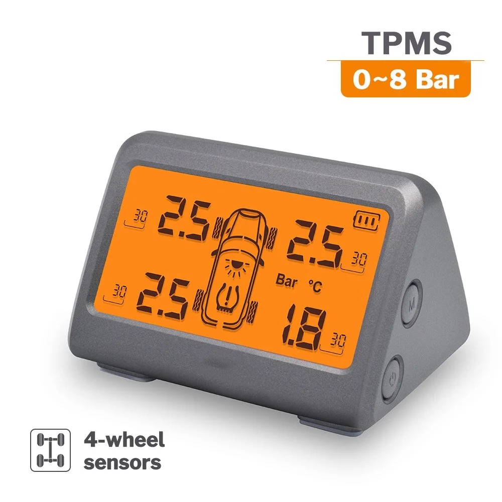 Система контроля давления в шинах с солнечной батареей TPMS для 4 колесных шин TMPS
Система контроля давления в шинах с солнечной батареей TPMS для 4 колесных шин TMPS