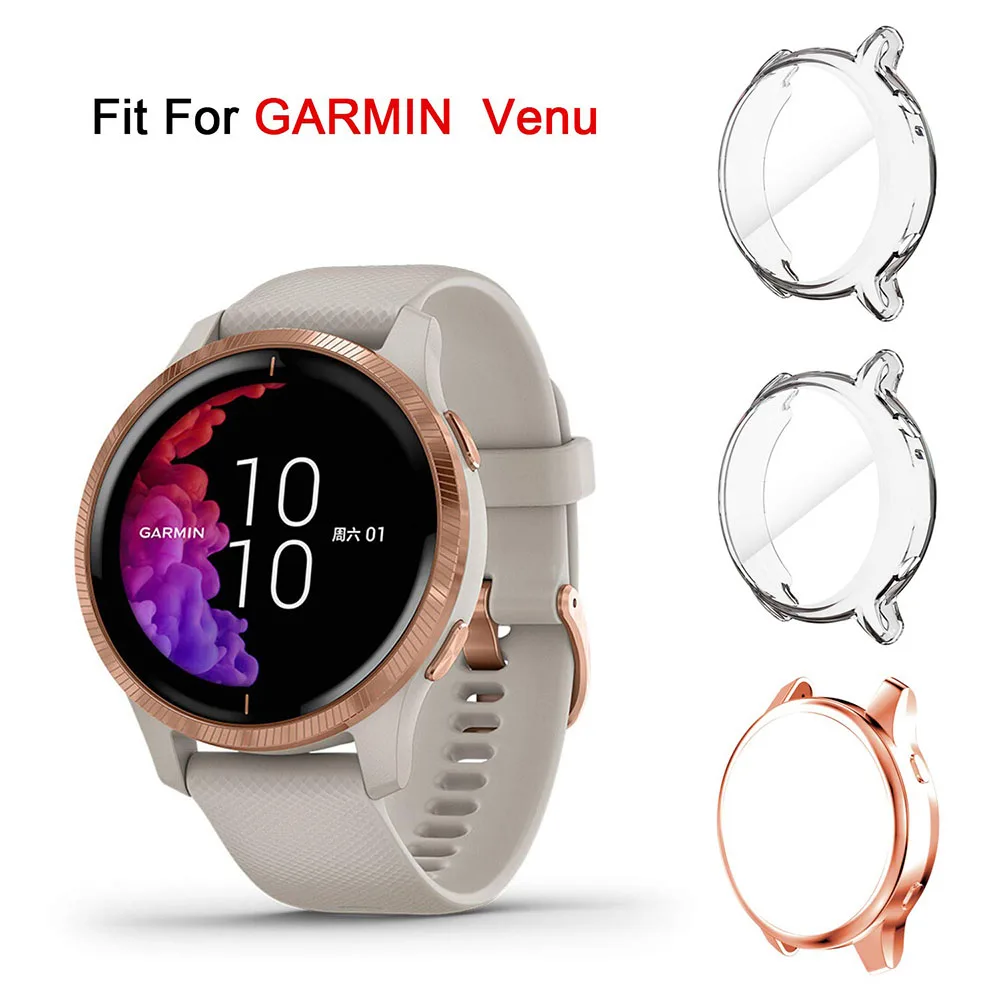 Ultra Thin Screen Protector Case for Garmin Venu GPG, 3 Pack TPU Full Protective Case Cover for Garmin Venu Smartwatch Bands
Ultra Thin Screen Protector Case for Garmin Venu GPG, 3 Pack TPU Full Protective Case Cover for Garmin Venu Smartwatch Bands