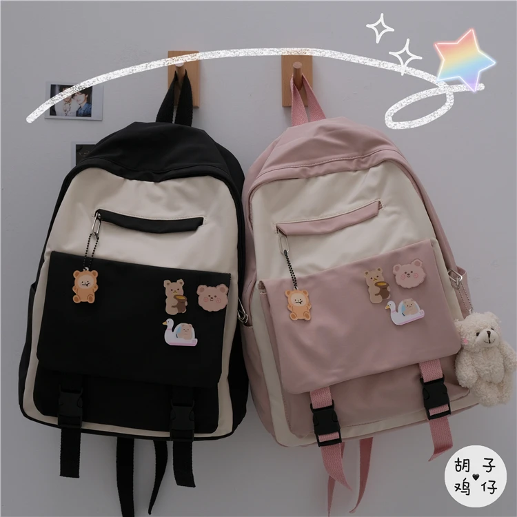 MZ1309 2021 новая Корейская версия Harajuku ulzzang Универсальный школьный рюкзак для учеников старших классов вместительный рюкзак 
MZ1309 2021 новая Корейская версия Harajuku ulzzang Универсальный школьный рюкзак для учеников старших классов вместительный рюкзак