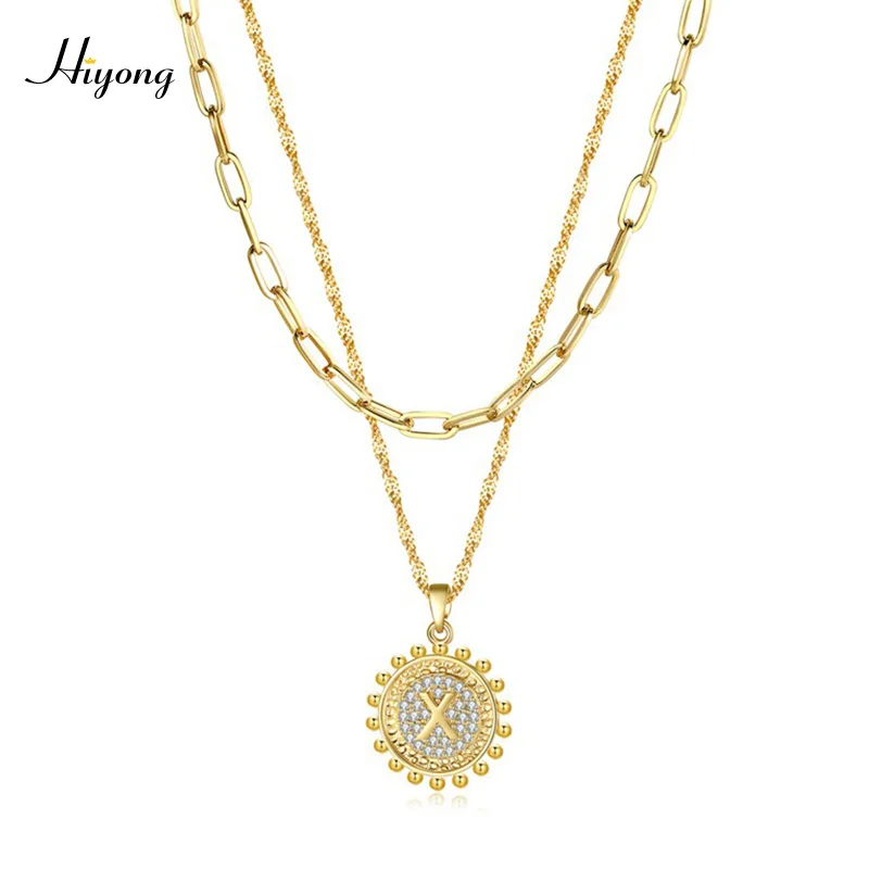 A-Z 26 Initials Letters Necklace Alphabet Pendant Necklace Round Shape Link Chain Necklaces Set Unique Name Jewelry for Girls
A-Z 26 Initials Letters Necklace Alphabet Pendant Necklace Round Shape Link Chain Necklaces Set Unique Name Jewelry for Girls