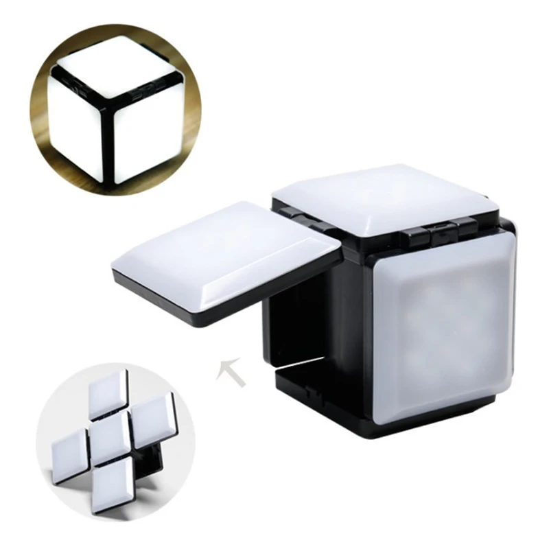 2021 Creative Magic Cube Light LED Folding Lighting Night Light Adjustable Light Panels With USB Magic Lamp
2021 Creative Magic Cube Light LED Folding Lighting Night Light Adjustable Light Panels With USB Magic Lamp