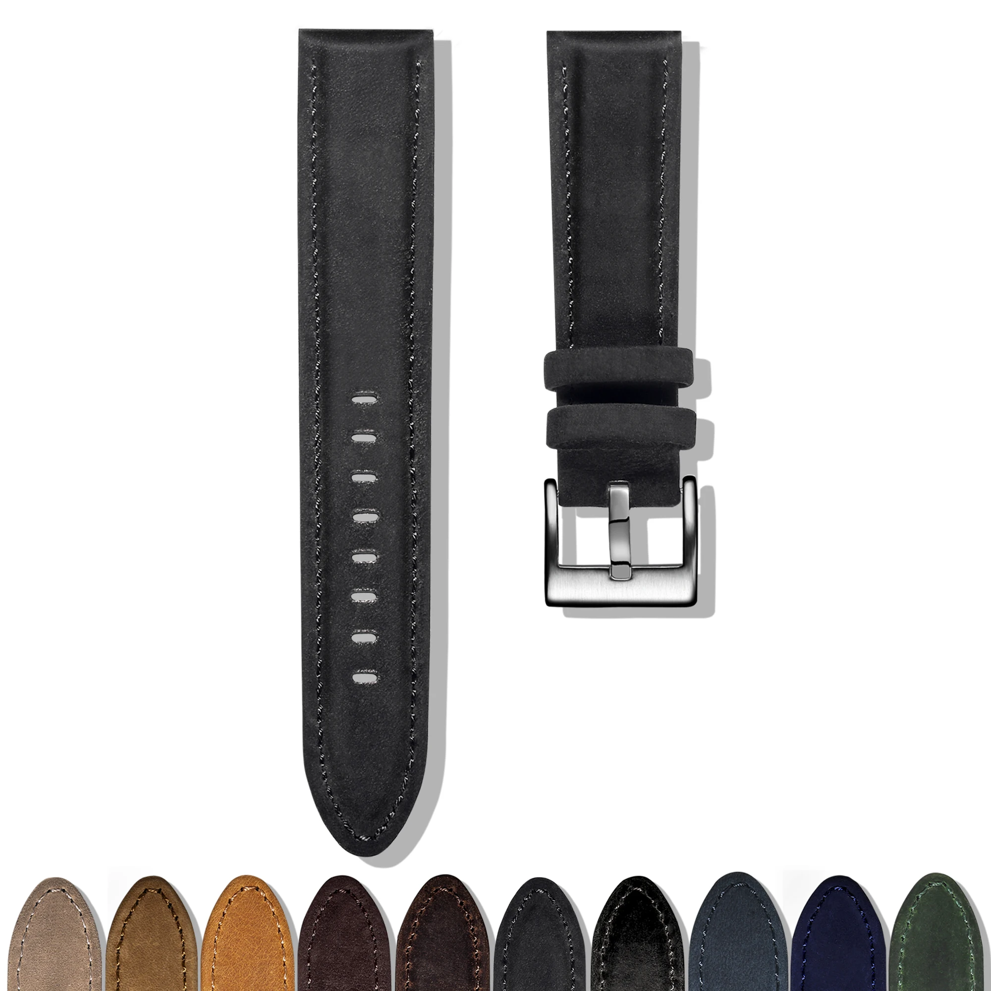 Hemsut Genuine Leather Watch bands Bracelet Quick Release Black Calf Replacement Watch Strap For Women Men 18 20mm 22mm
Hemsut Genuine Leather Watch bands Bracelet Quick Release Black Calf Replacement Watch Strap For Women Men 18 20mm 22mm