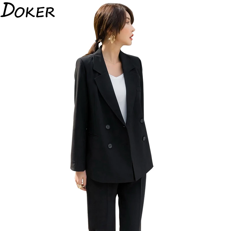 2020 Women Suits Casual 2 Piece Blazer Pant Suit Set Long Sleeve Elegant Office Wear Lady Business Suits Ladies Costume Femme
2020 Women Suits Casual 2 Piece Blazer Pant Suit Set Long Sleeve Elegant Office Wear Lady Business Suits Ladies Costume Femme