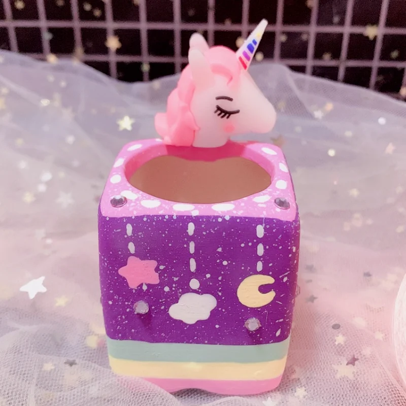 Creative and Lovely Unicorn Plant Pot Bear Rabbit Dinosaur Flower Pot Desktop Balcony Violet Arenaceous Succulent Plant Pot
Creative and Lovely Unicorn Plant Pot Bear Rabbit Dinosaur Flower Pot Desktop Balcony Violet Arenaceous Succulent Plant Pot