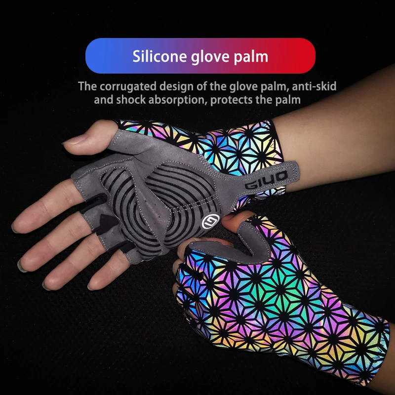 GIYO Luminous Gloves Cycling Anti-slip MTB Cycling Short Half Finger Motorcycle Gloves Outdoor Sport Mittens For Men Women
GIYO Luminous Gloves Cycling Anti-slip MTB Cycling Short Half Finger Motorcycle Gloves Outdoor Sport Mittens For Men Women